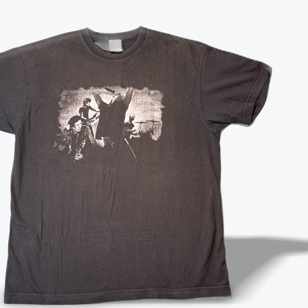 Rolling Stones Shine a Light Scorsese Movie Promo T Shirt Black Cotton Stedman L